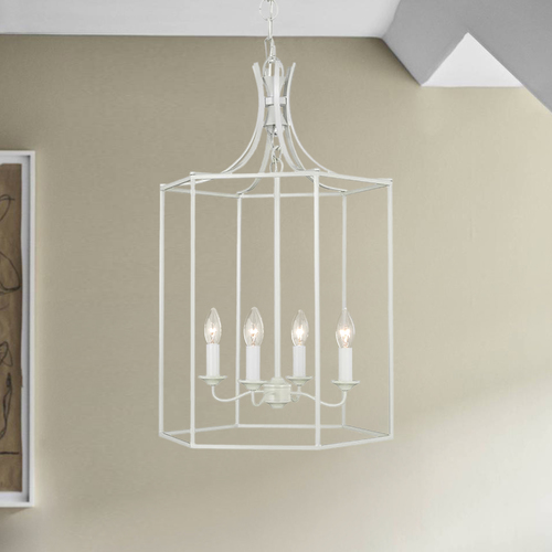 Visual Comfort Studio Collection Alexa Hampton 17-Inch Bantry House Gloss Cream Pendant by Visual Comfort Studio AC1014GCM