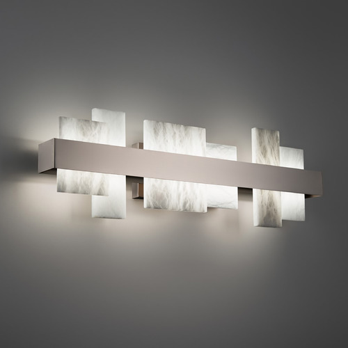 Acropolis Brushed Nickel LED Bathroom Light by Modern Forms