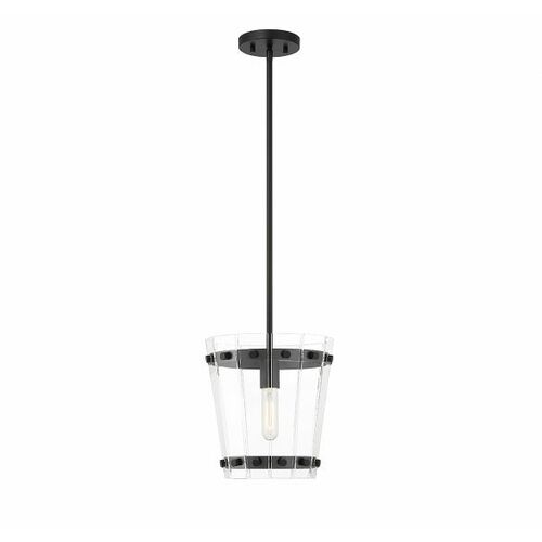 Savoy House Ventari Single-Light Pendant in Matte Black by Savoy House 7-8855-1-89