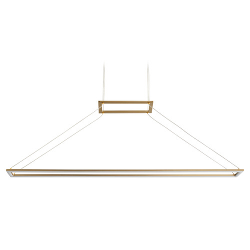 Oxygen Xanni Aged Brass LED Pendant Light