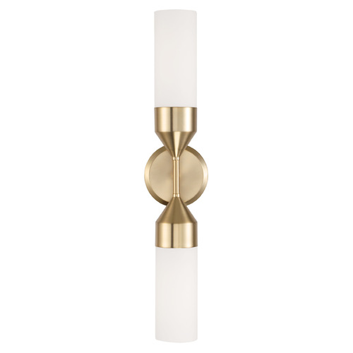 Capital Lighting Capital Lighting Devon Matte Brass Vertical Bathroom Light 652421MA