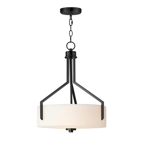 Dart 3-Light Pendant in Black by Maxim Lighting