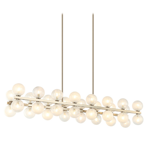 Matteo Lighting Nimbus Champagne Gold LED Island Light