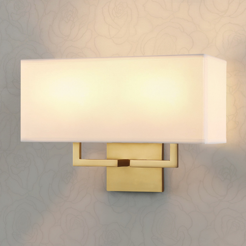 Double Wall Sconce in Honey Gold by George Kovacs