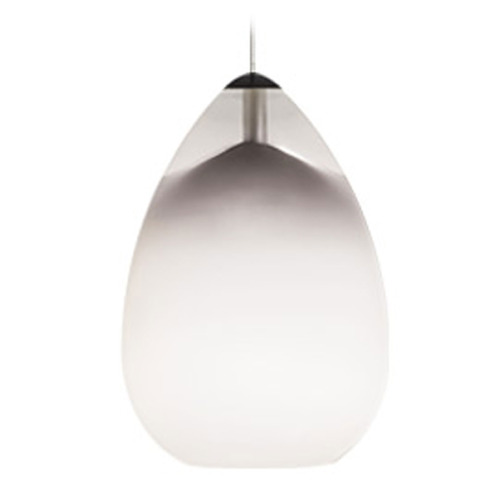 Alina Freejack Mini Pendant in Chrome & White by Visual Comfort Modern