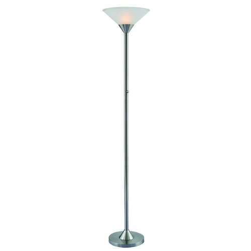 Kenroy Home Lighting Neil Brushed Steel Torchiere Lamp by Kenroy Home 32981BS