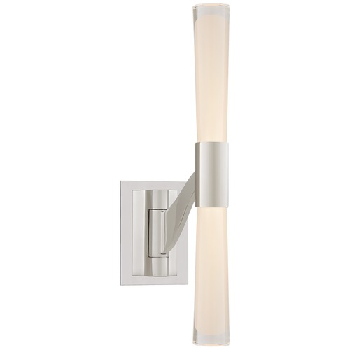 Aerin Brenta Single Sconce in Polished Nickel by Visual Comfort Signature