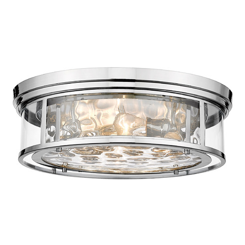 Clarion Polished Nickel Flush Mount by Z-Lite