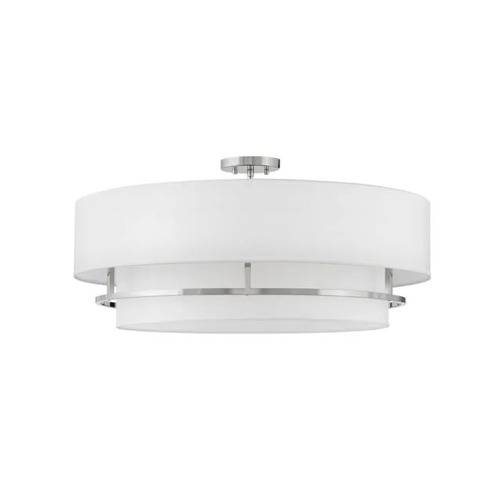 Hinkley Graham Convertible Semi-Flush in Polished Nickel by Hinkley Lighting 38895PN