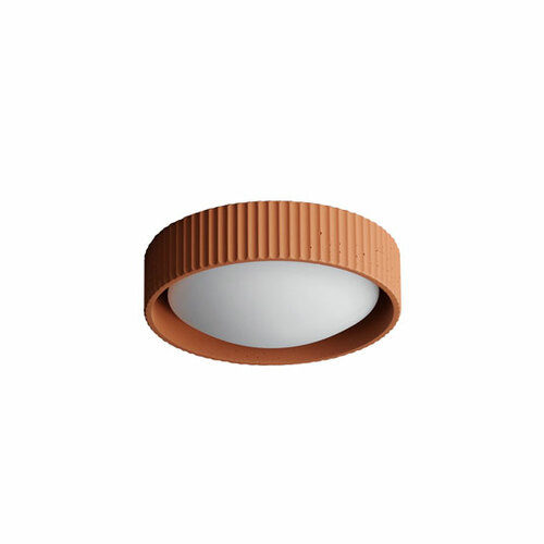 ET2 Lighting Souffle 10-Inch LED Flush Mount in Terra Cotta by ET2 Lighting E25050-TRC