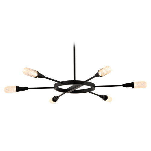 Oxygen Sperano Matte Black LED Chandelier