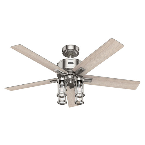 Casablanca Fan Co Astwood Ii Brushed Nickel LED Ceiling Fan with Light