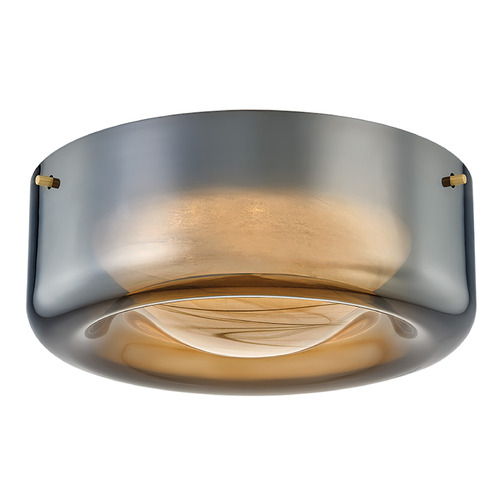 Hudson Valley Lighting Eldred Aged Brass LED Flushmount Light