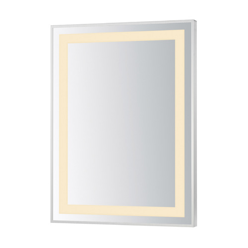 Framed Rectangle 24-Inch Illuminated Mirror