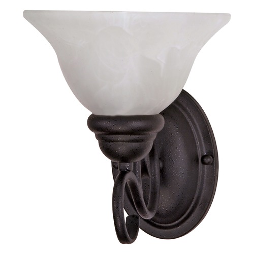 Castillo Textured Black Sconce by Nuvo Lighting