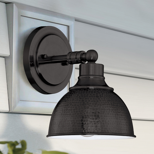 Timarron 7.50-Inch Wide Farmhouse Sconce in Aged Bronze by Craftmade Lighting