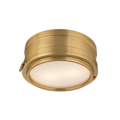 Hudson Valley Lighting Rye Aged Brass Flush Mount by Hudson Valley Lighting 2311-AGB