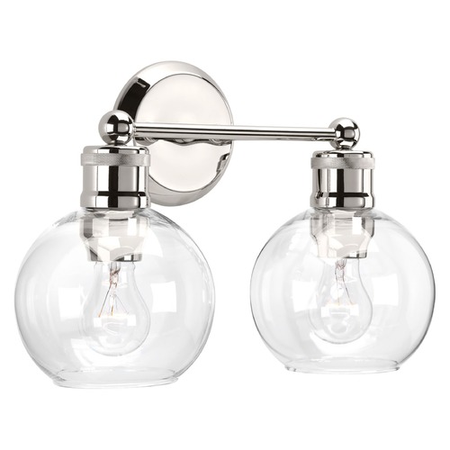 Hansford Bath Light in Polished Nickel by Progress Lighting