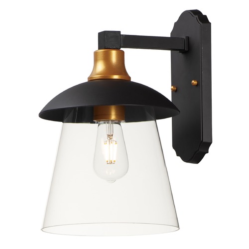 Maxim Lighting Maxim Lighting Crib Bronze / Gold LED Outdoor Wall Light 10316CLBZGLD