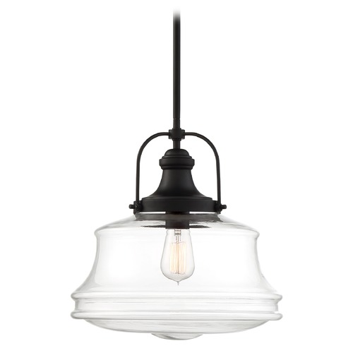 Basel Matte Black Pendant by Nuvo Lighting