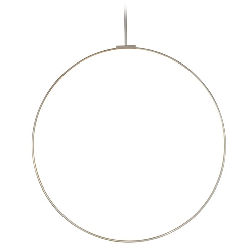 Cirque Brushed Nickel LED Pendant by Kuzco Lighting