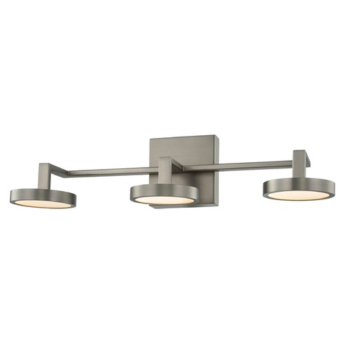 Eaton LED 3-Light Vanity Light in Satin Nickel by Kalco Lighting