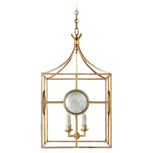 E.F. Chapman Gramercy Lantern in Gilded Iron by Visual Comfort Signature