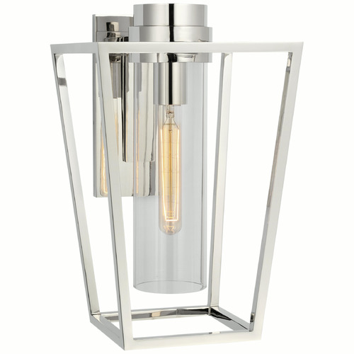 Visual Comfort Signature Collection Ian K. Fowler Presidio Sconce in Nickel by Visual Comfort Signature S2170PN-CG