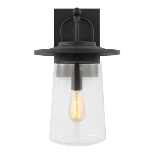 Generation Lighting Tybee 18.63-Inch Black Outdoor Wall Light by Generation Lighting 8708901-12