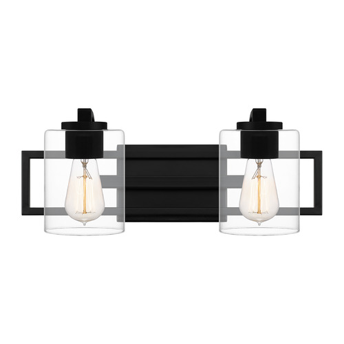 Lansdowne Bathroom Light in Matte Black by Quoizel Lighting