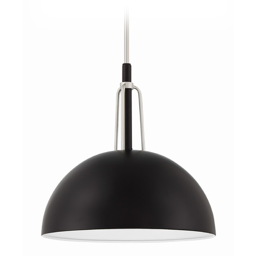 Kahn Midnight & Satin Aluminum Outdoor Hanging Light by Craftmade Lighting