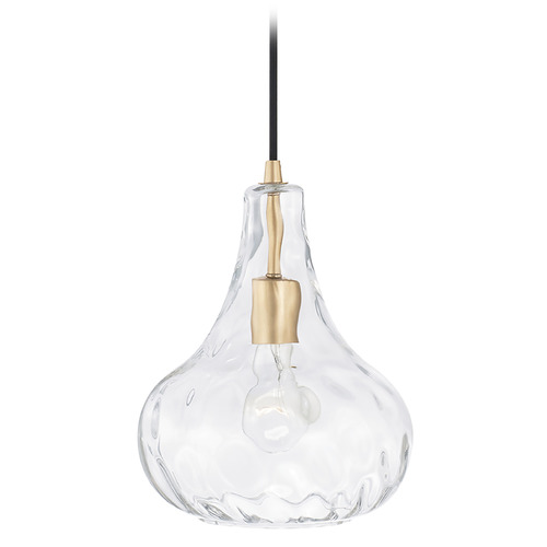 Capital Lighting River 9-In Water Glass Pendant in Soft Gold by Capital Lighting AA1004SF
