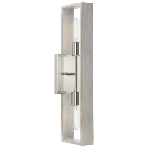 Progress Lighting Dalton 1-Light Brushed Nickel Outdoor Wall Lantern