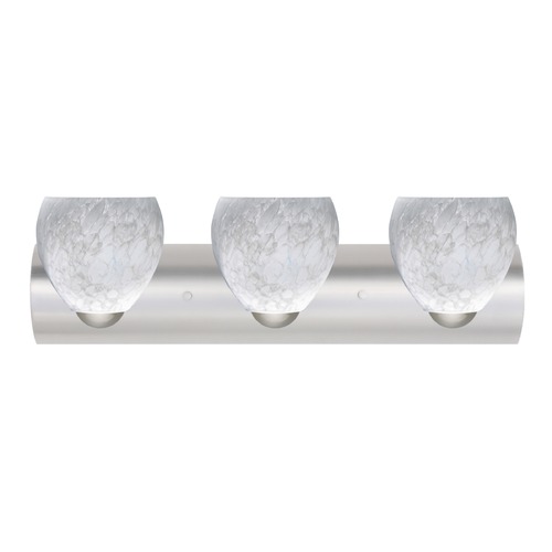 Besa Lighting Bolla Satin Nickel LED Bathroom Light