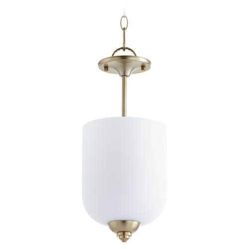 Quorum Lighting Richmond Aged Brass Pendant by Quorum Lighting 2911-8-80