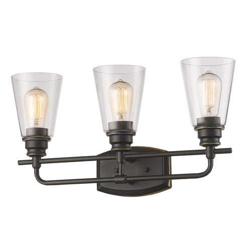 Z-Lite Annora Olde Bronze Bathroom Light by Z-Lite 428-3V-OB