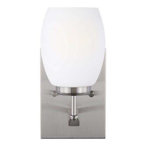 Generation Lighting Catlin Brushed Nickel Sconce by Generation Lighting 4118501-962