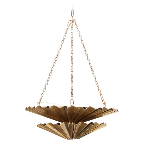 Katya 28-Inch Chandelier in Vintage Brass by Arteriors Home