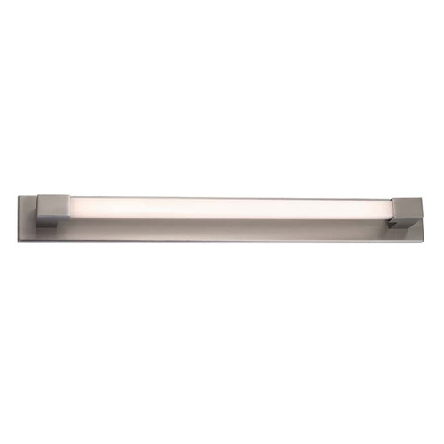 Modern Forms by WAC Lighting Barre Brushed Nickel LED Vertical Bathroom Light by Modern Forms WS-68227-27-BN
