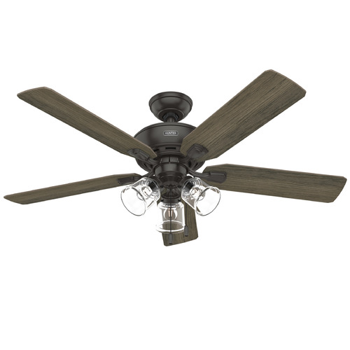 Hunter Fan Company Rosner Noble Bronze LED Ceiling Fan with Light
