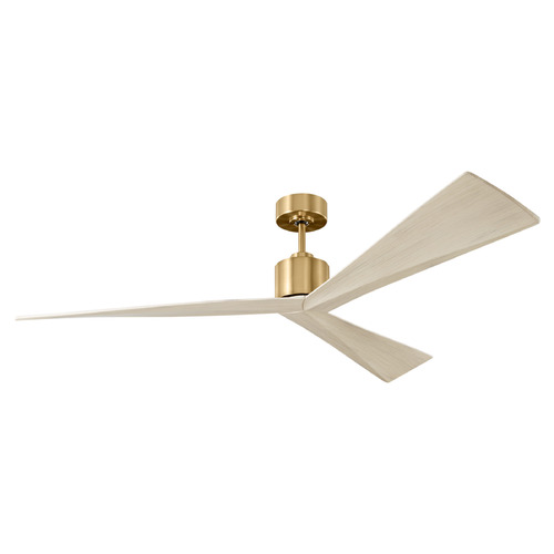 Visual Comfort Fan Collection Sean Lavin Adler 60 Burnished Brass Ceiling Fan Without Light