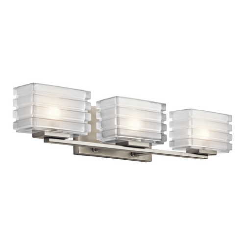 Kichler Lighting Bazely 24-Inch Brushed Nickel Vanity Light by Kichler Lighting 45479NI