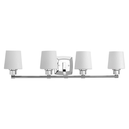 Progress Lighting Glance 4-Light Chrome Bath Light by Progress Lighting P300019-015