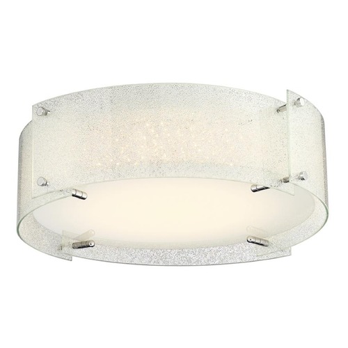 Lite Source Lighting Kaelin Chrome LED Flush Mount by Lite Source Lighting LS-5419DIAMOND