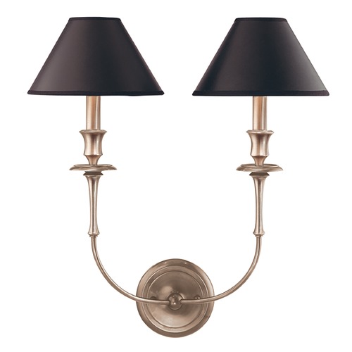 Hudson Valley Lighting Jasper Antique Nickel Sconce by Hudson Valley Lighting 1862-AN