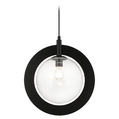 Astro Black Pendant by Matteo Lighting