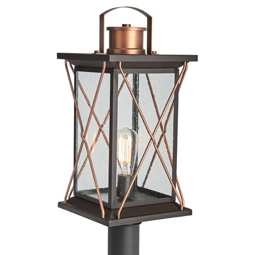 Progress Lighting Barlowe Antique Bronze & Antique Copper Post Light