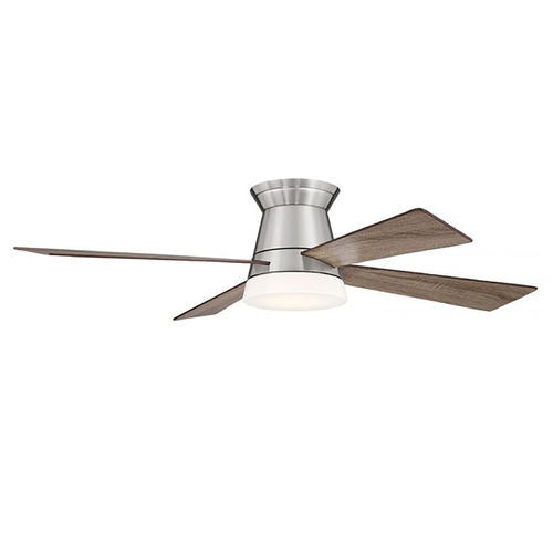 Craftmade Lighting Revello Brushed Polished Nickel LED Ceiling Fan by Craftmade Lighting REV52BNK4