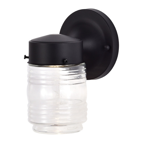 Black LED Outdoor Wall Light by Nuvo Lighting