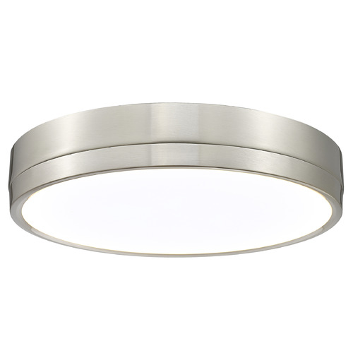 Z-Lite Z-Lite Algar Brushed Nickel LED Flushmount Light 1006F16-BN-LED